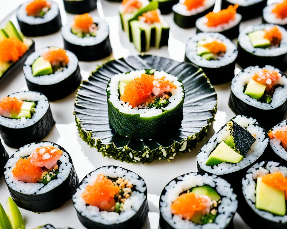 nori sushi varieties