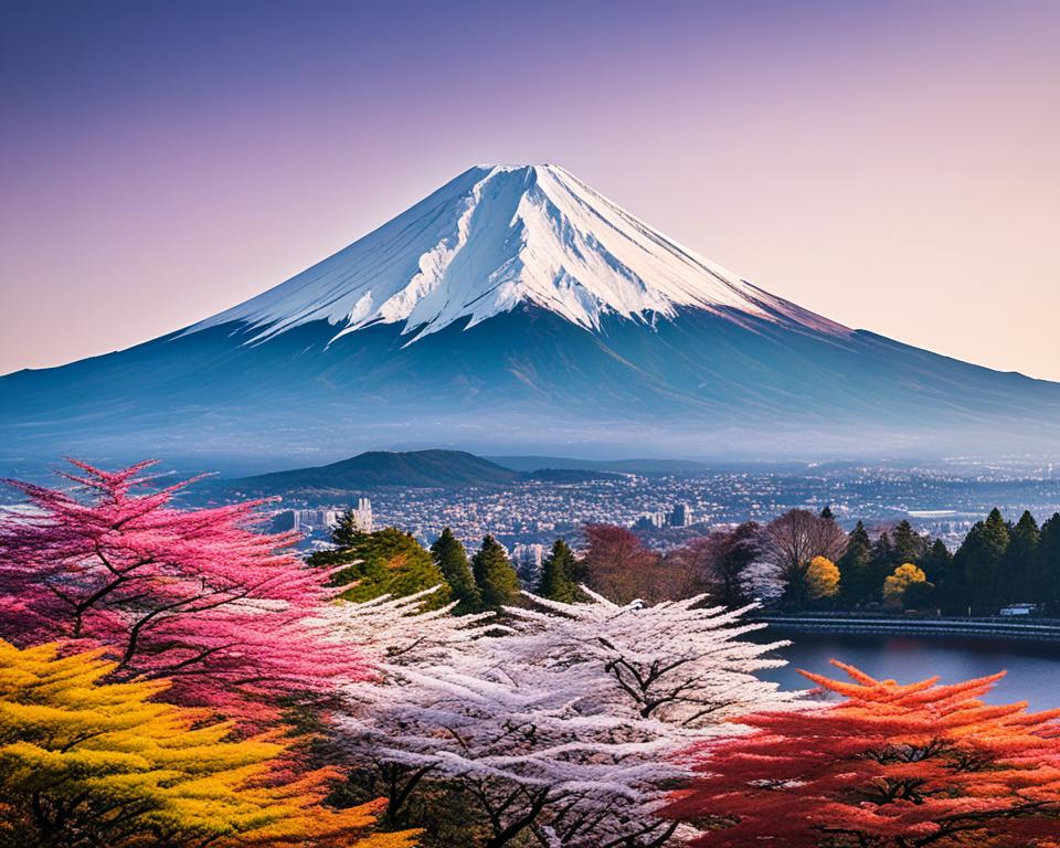 fuji mountain seasonal changes